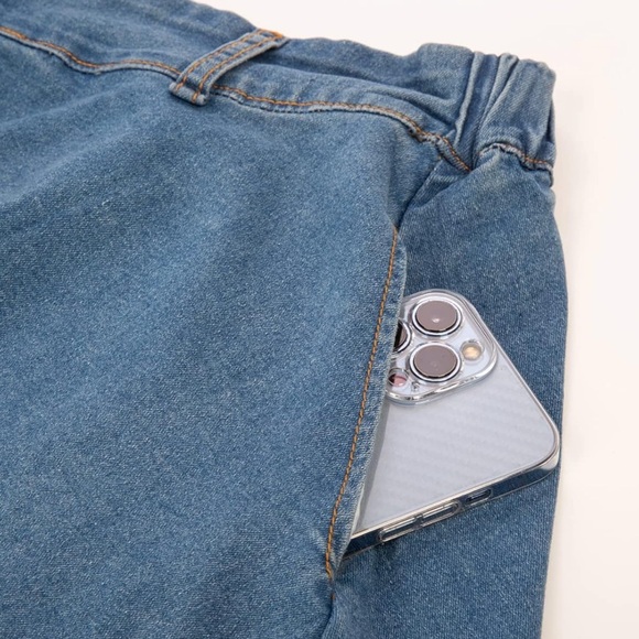 NWT Denim Blue Button-Down Skirt - Picture 3 of 8